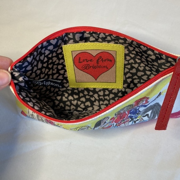 Brighton Fashionista Canvas Bag/Cosmetic Pouch 5”x9” - Picture 8 of 13